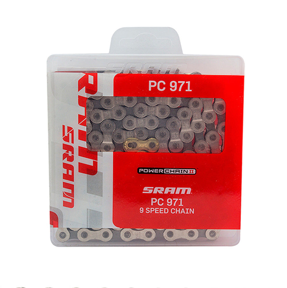 Cadena SRAM PC971 9V 114 Links Gris