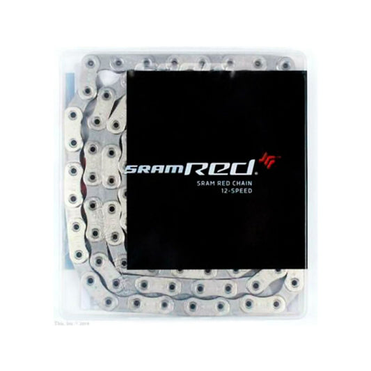 CADENA SRAM RED AXS FLATTOP D1 12V 114 LINKS PLATEADO