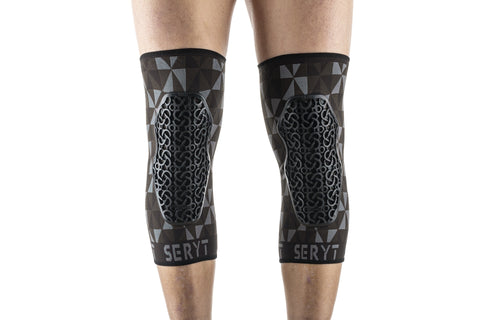 RODILLERA SERYT ARLECCHINO GREY BLACK