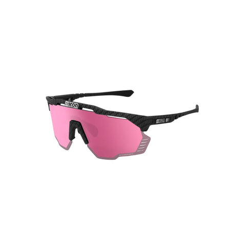 LENTES SCICON AEROSHADE KUNKEN CARBON GREEN TRAIL + PINK LENSES