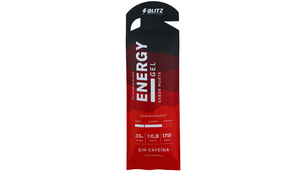 BLITZ Energy Gel 35Gr Carbs Murta SIN Cafeína