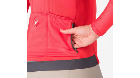 CASTELLI ESPRESSO W L/S JSY HIBISCUS L