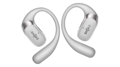 AUDÍFONOS SHOKZ OPENFIT 2 PLUS SILVER