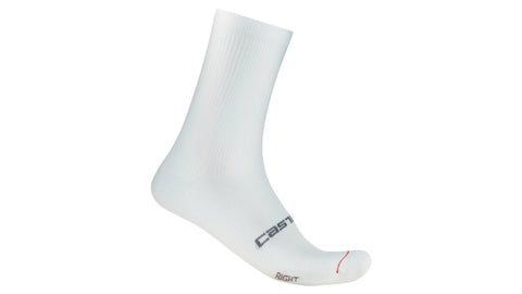 CALCETINES CASTELLI ESPRESSO 18 SOCK BLANCO