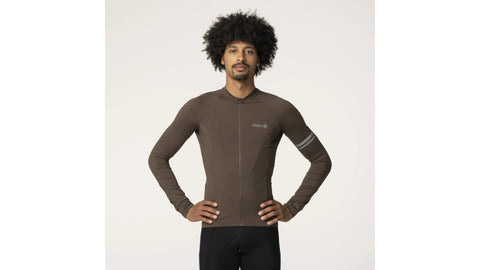 Jersey AGU Solid LS Performance Ground Coffe