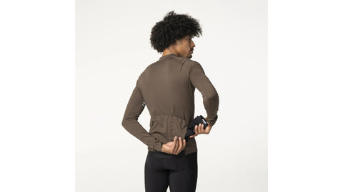 Jersey AGU Solid LS Performance Ground Coffe