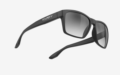 LENTES RUDY SPINHAWK EDGE BLACK MATTE / SMOKE BLACK DEG
