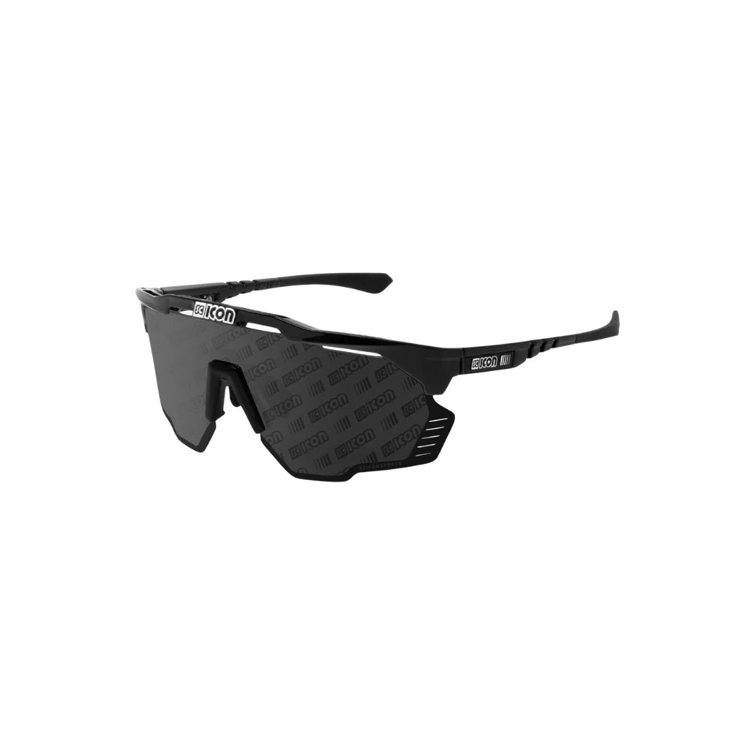 LENTES SCICON AEROSHADE KUNKEN MONOGRAM BLACK LENS MONOGRAM MULTIIMIRROR SILVER