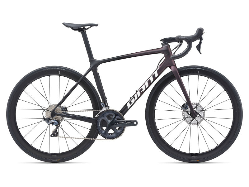 BICICLETA RUTA GIANT TCR ADVANCED PRO 1 DISC S ROSEWOOD/CARBON MY21