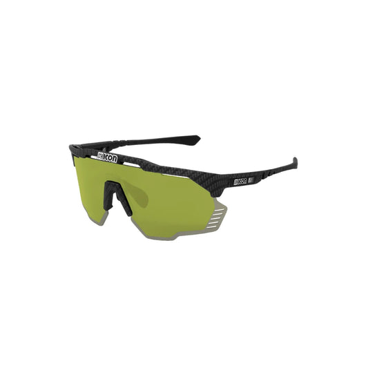 LENTES SCICON AEROSHADE KUNKEN CARBON GREEN TRAIL + PINK LENSES