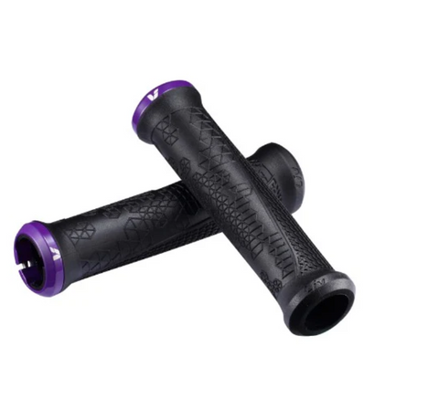 PUÑOS LIV  SUPERA SINGLE LOCK-ON GRIP BLACK/PURPLE